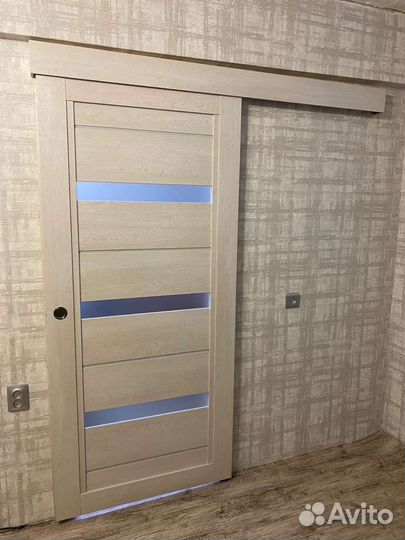 Двери раздвижные под ключ