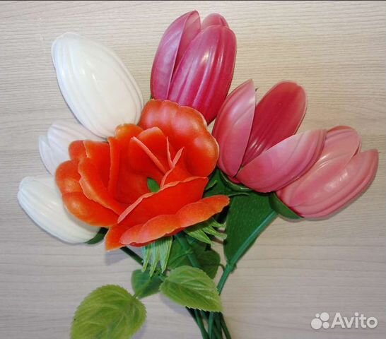 Искусственные цветы винтаж