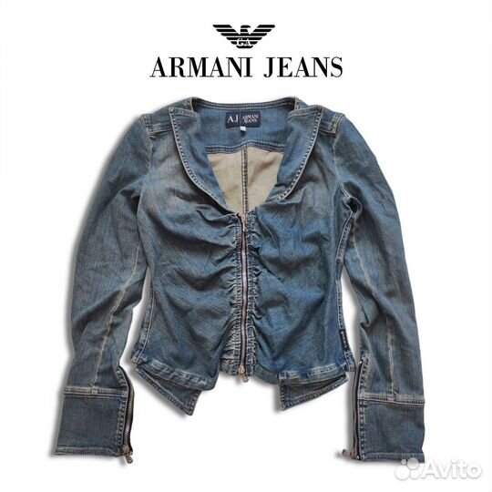 Джинсовка Armani Jeans Vintage y2k оригинал
