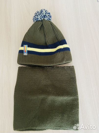 Комплект шапка и шарф для мальчика