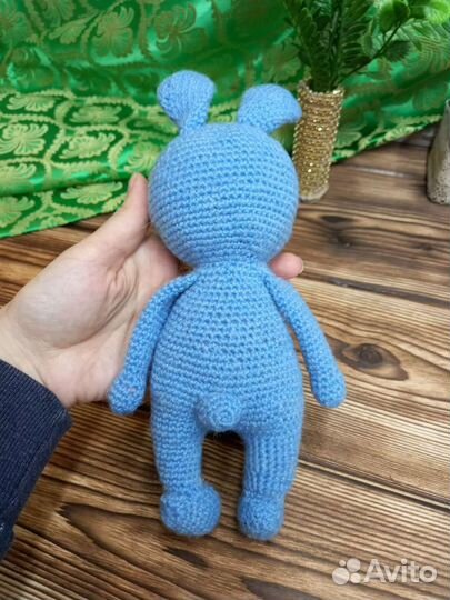 Вязанные игрушки зайчик ручной работы