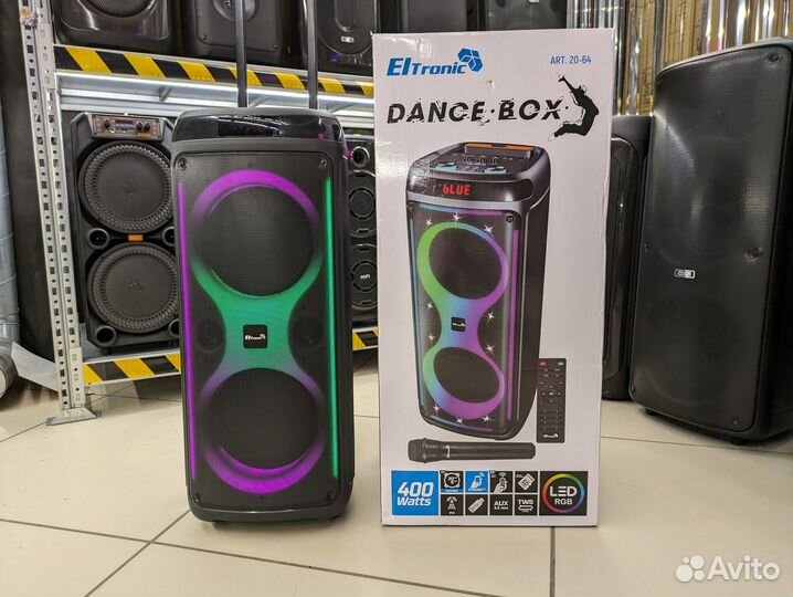 Колонка Eltronic 400в LED подсветка