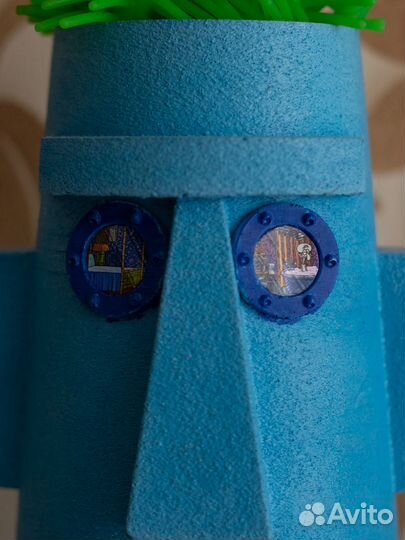 Кашпо Дом Сквидварда гипсовое