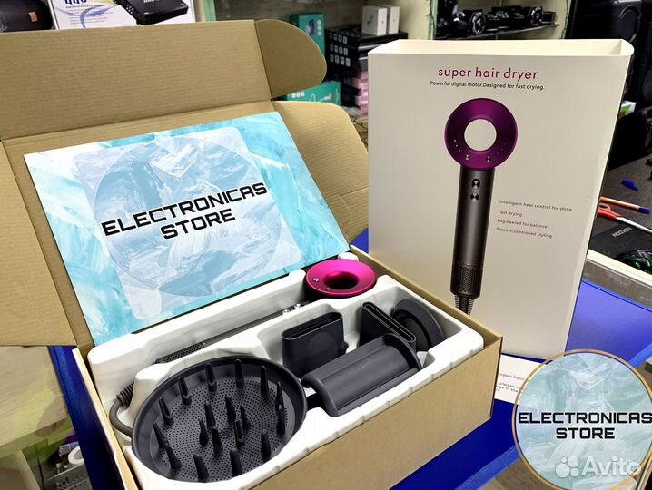 Фен Dyson для Укладки Supersonic HD-07 Бесплатная