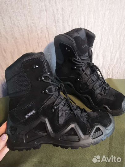 Ботинки тактические Лова высокий берец чёрные