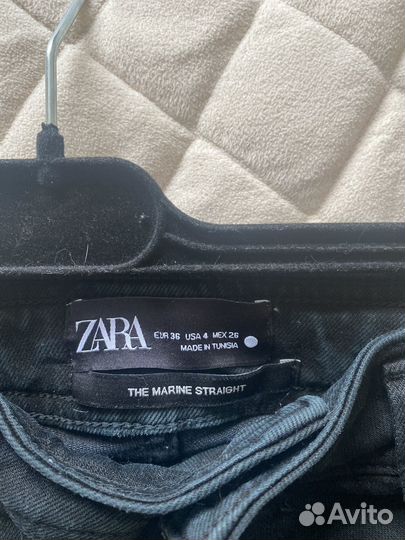 Джинсы zara широкие