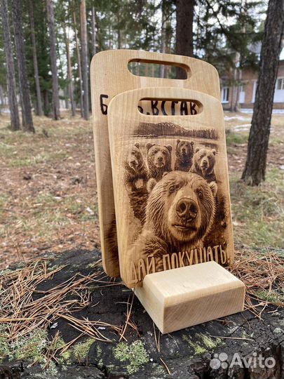 Разделочные доски с выжженым изображением