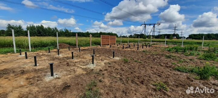 Железобетонные и винтовые сваи