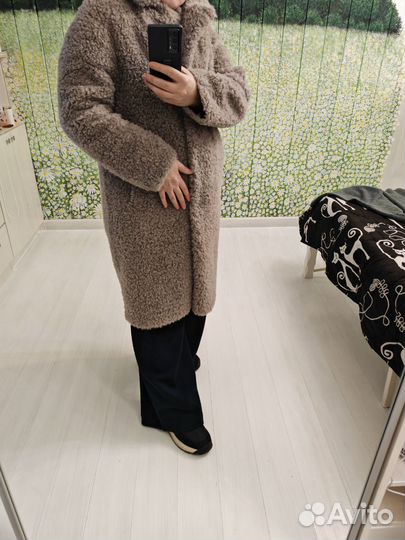 Шуба из овечей шерсти в идеальном состоянии