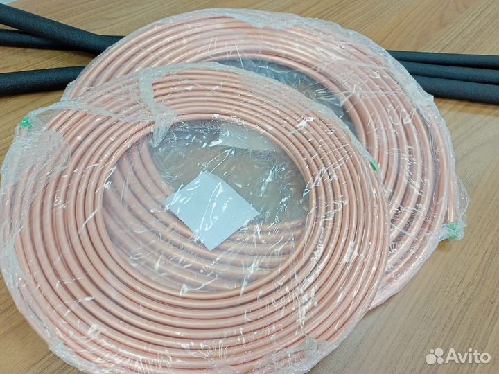 Комплект 1/4+3/8 Труба медная для кондиционеров