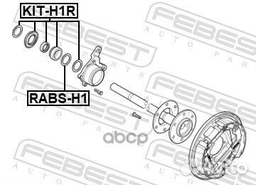 Rabs-H1 кольцо ABS Hyundai H1 2.5 04-07 rabsh1