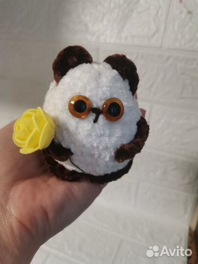 Вязаный котик, ручная работа