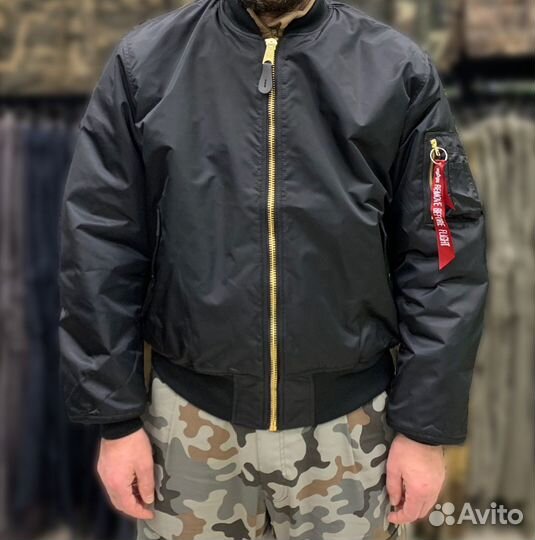 Куртка Бомбер Мужская Alpha Industries ма-1