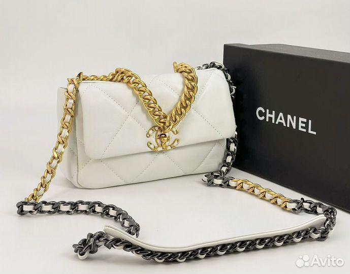 Сумка клатч chanel натуральная кожа