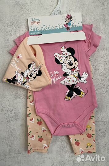 Оригинал.Комплект для девочки Disney baby 62р,74р