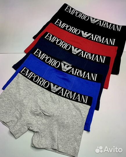 Трусы мужские боксеры 5+1 Emporio armani