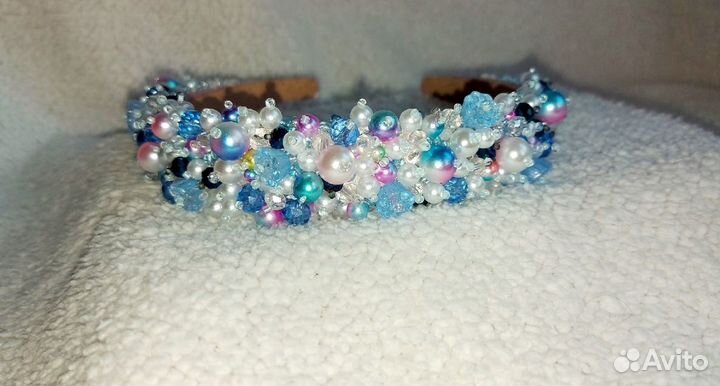 Ободок для волос ручной работы