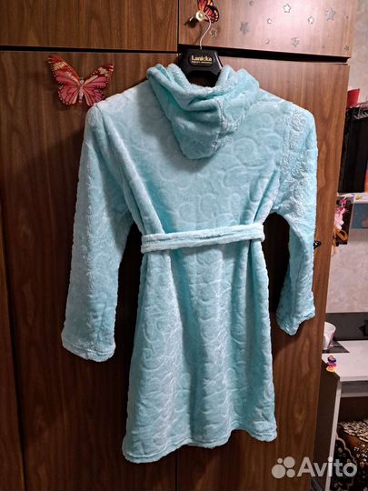 Плюшевый банный халат 48