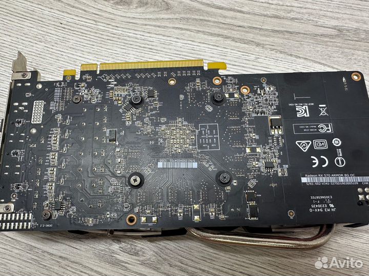 Видеокарта MSI AMD Radeon RX 570 armor OC 8Gb