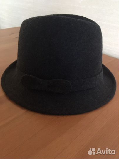 Шляпа фетровая женская молодёжная модель р. 56-58