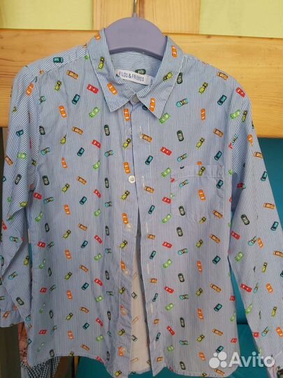 Рубашки для мальчика 116-122 школьные