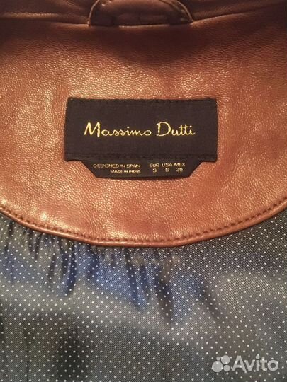 Massimo dutti Коженная куртка женская