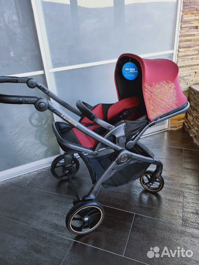 Коляска Luxmom К 92 2 в1 и 3 в1 Красная)