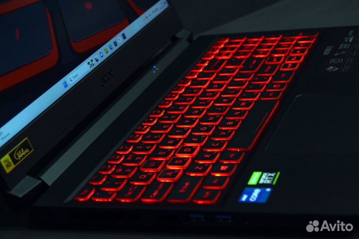 Игровой ноутбук Acer Nitro. RTX 3050Ti/16gb/6ядер