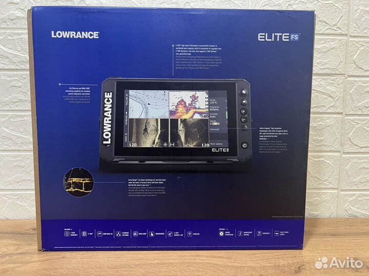 Lowrance Elite 9 FS с картой глубин