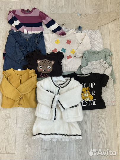 Пакет вещей на девочку 86-92