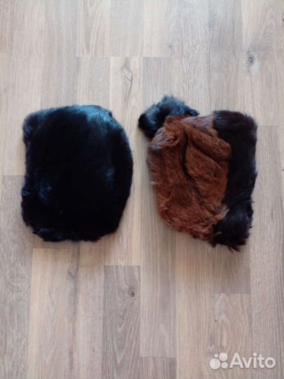 Шапка детская зимняя из меха зайчика б/у