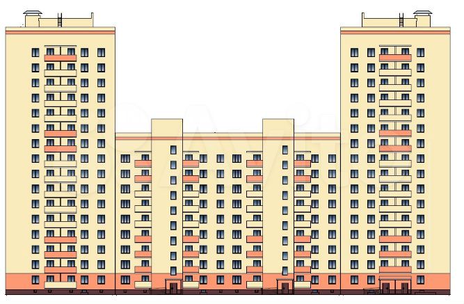 1-к. квартира, 34 м², 1/16 эт.