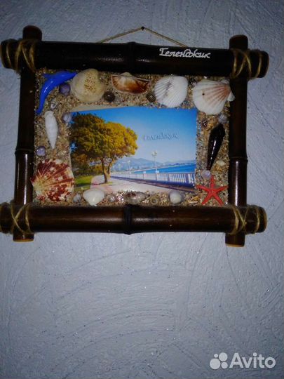 Панно,картина из ракушек