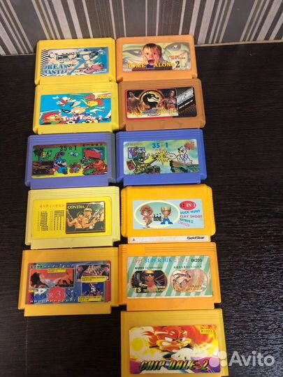 Картриджи Dendy из 90х