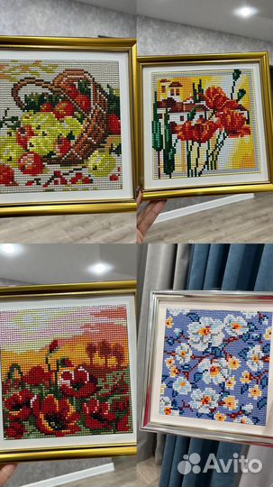 Алмазная мозаика готовая работа