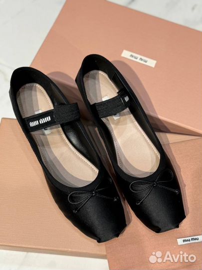 Балетки Miu Miu 36-41 3 цвета в наличии