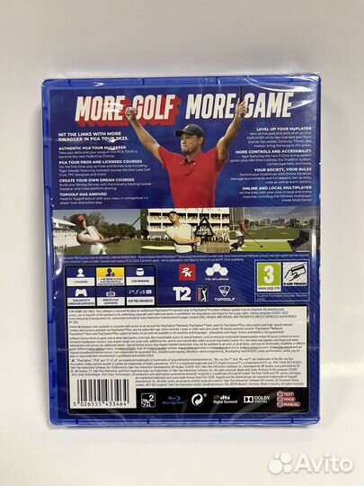 PGA Tour 2K23 новый диск для PS4