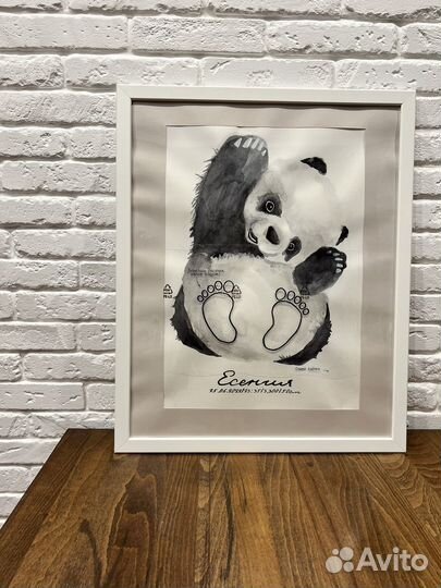 Метрика для новорожденных, постер в детскую