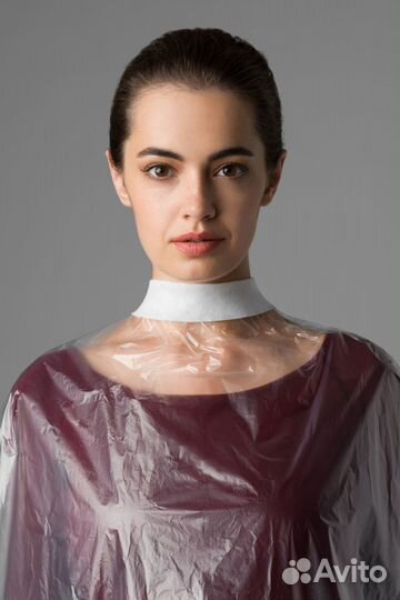 600-621 Воротнички 7х40 200шт спанлейс белый