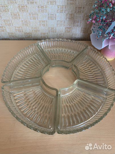 Менажница стекло СССР