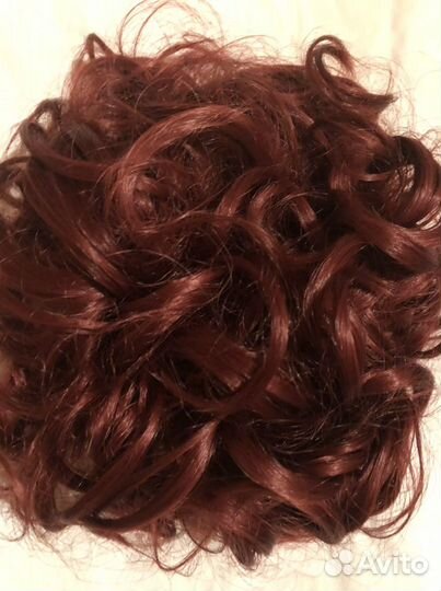 Шиньон резинка из искуственных волос