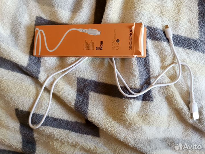 Borofone BX16(usb кабель 1м)
