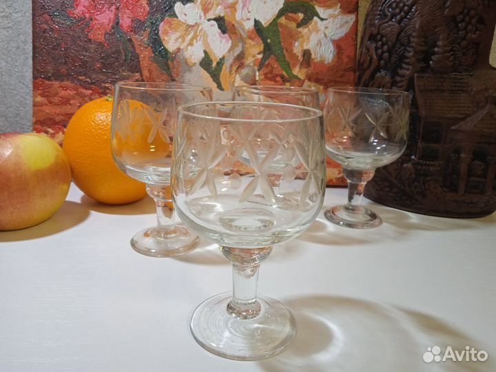 Фужеры рюмки стекло СССР