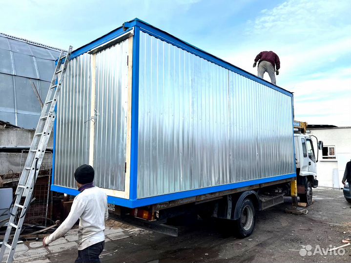 Бытовка деревянная утепленная с электрикой