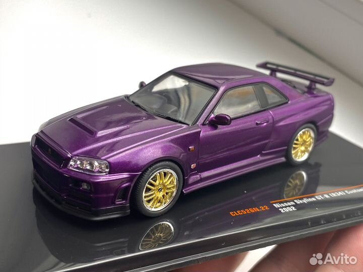 IXO 1/43 Nissan Skyline GT-R (R34) 2002