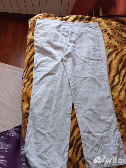 Брюки летние из льна легкие