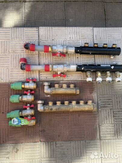 Коллектор для отопления, воды (набор ) Италия