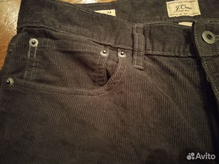 Джинсы мужские вельветовые G.Crew