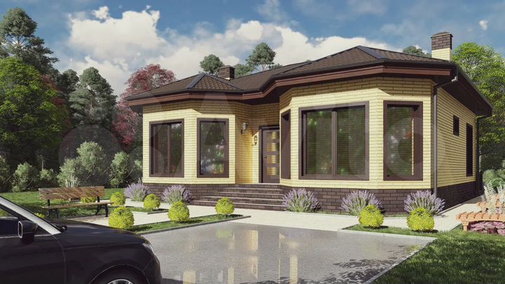 Дом 88,3 м² на участке 4,4 сот.