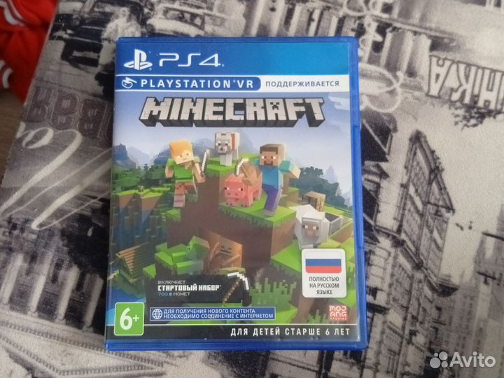 Диски на ps4 майнкрафт